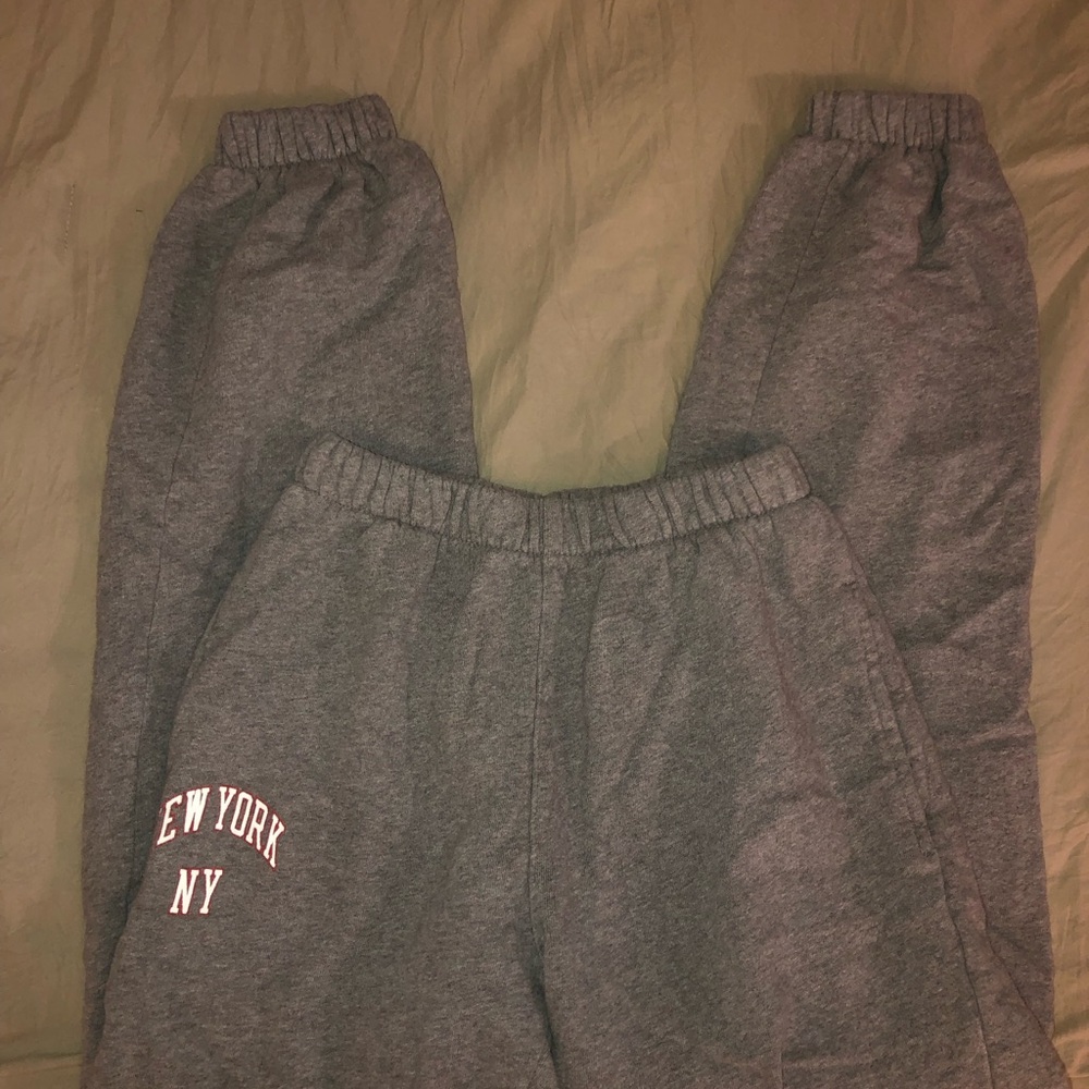 Brandy Melville Gray Track Pants